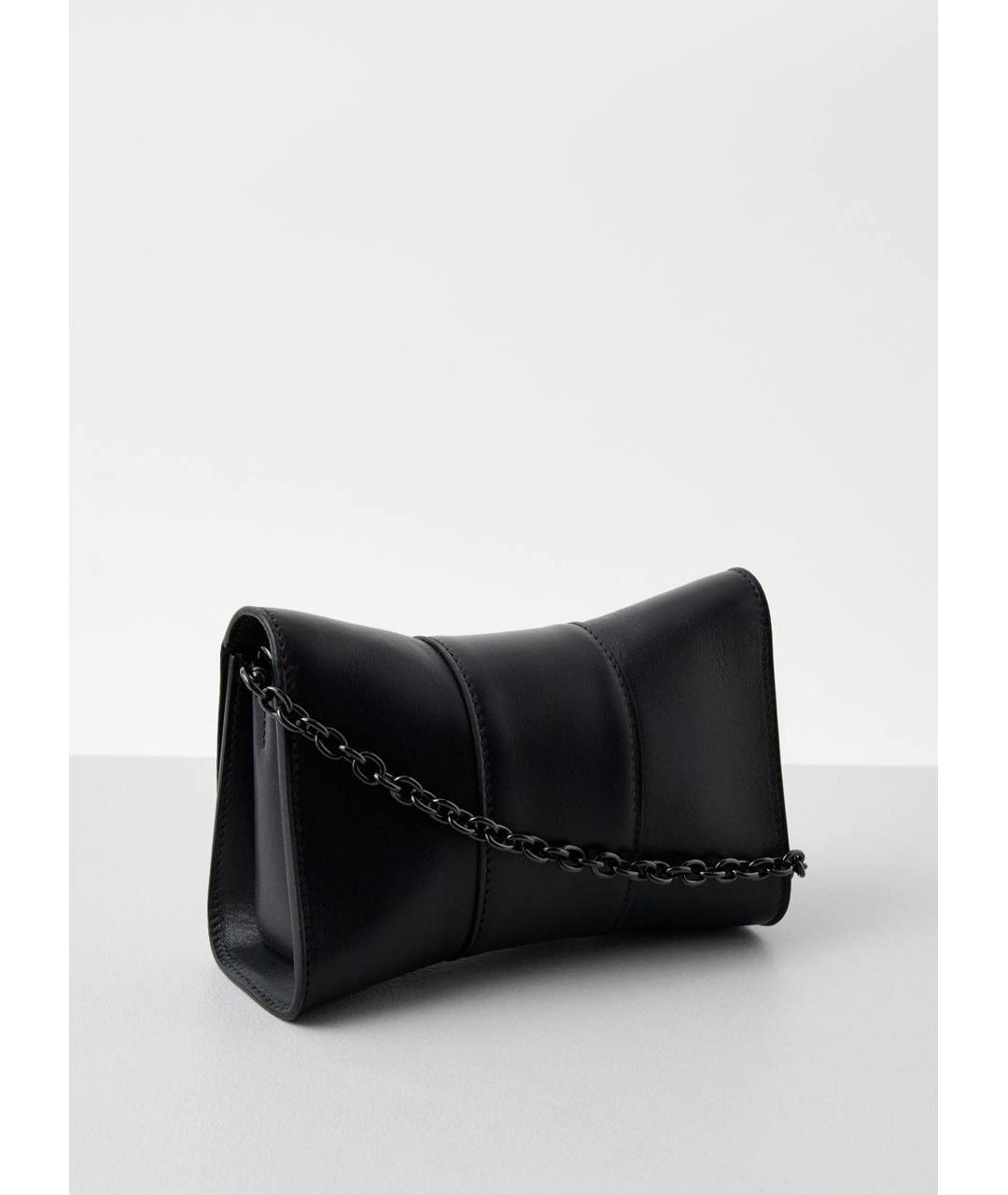 FURLA Черная кожаная сумка через плечо, фото 2