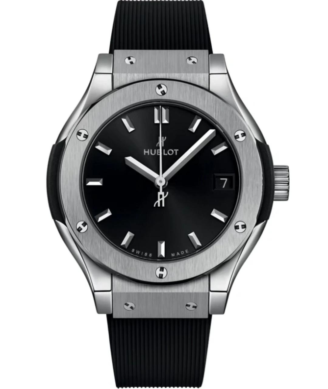 HUBLOT Черные часы, фото 1