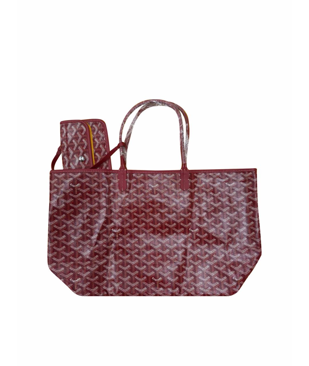 GOYARD Бордовая сумка тоут, фото 1