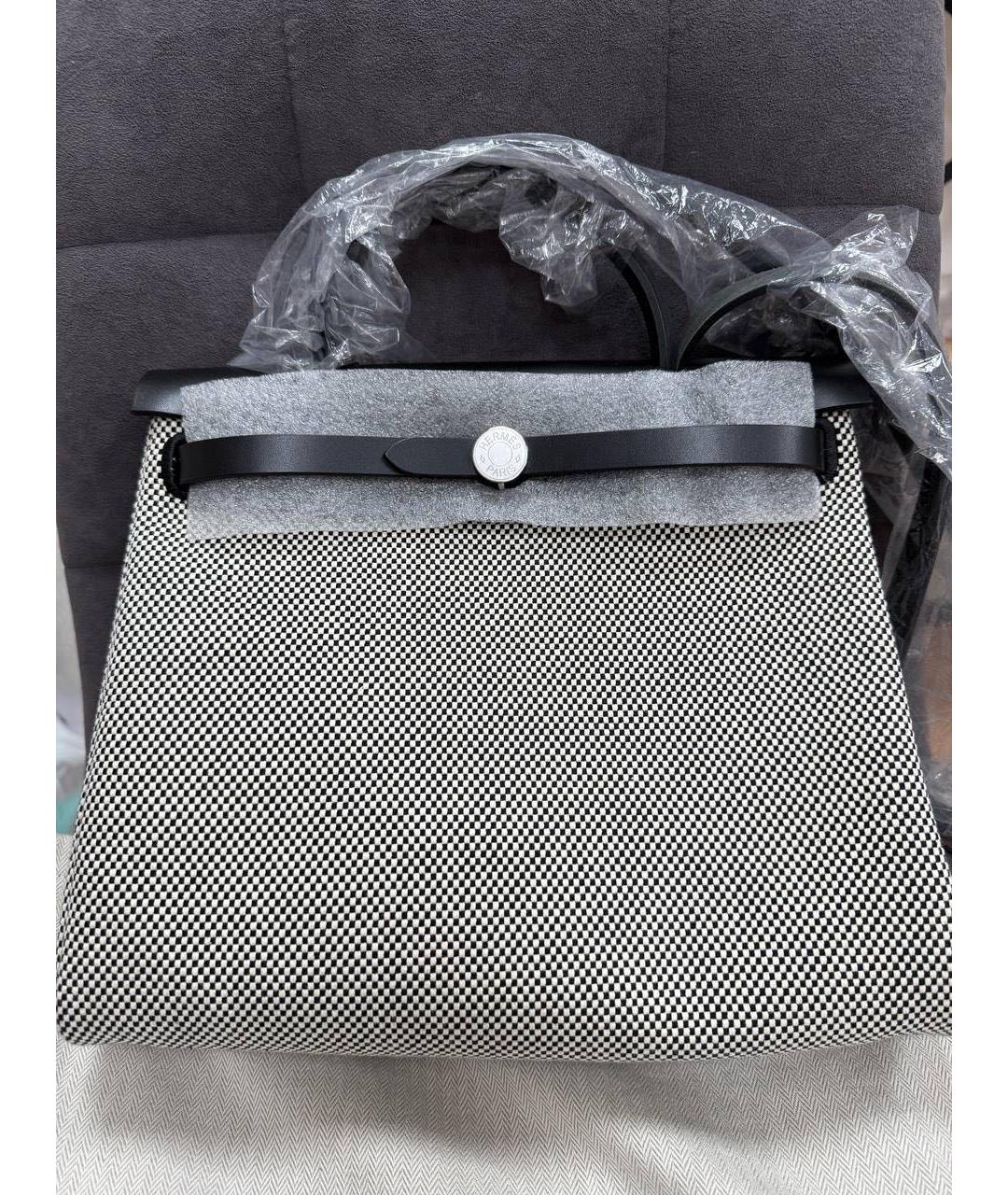 HERMES Серая сумка с короткими ручками, фото 3