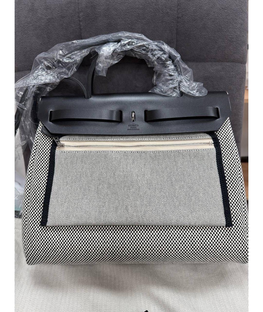 HERMES Серая сумка с короткими ручками, фото 2