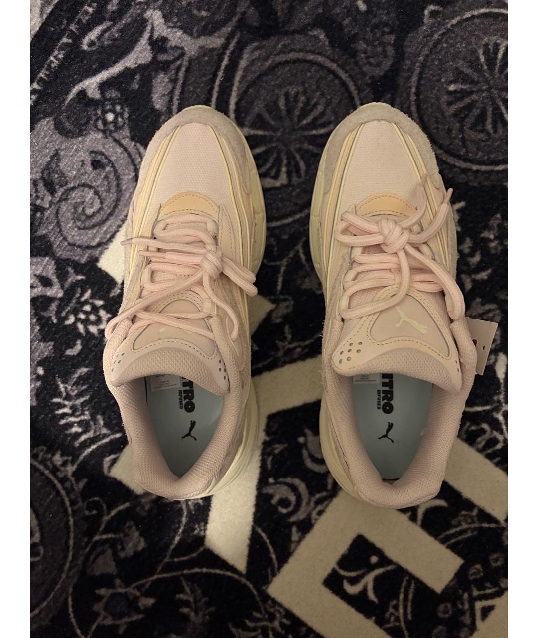 PUMA Серые замшевые низкие кроссовки / кеды, фото 3