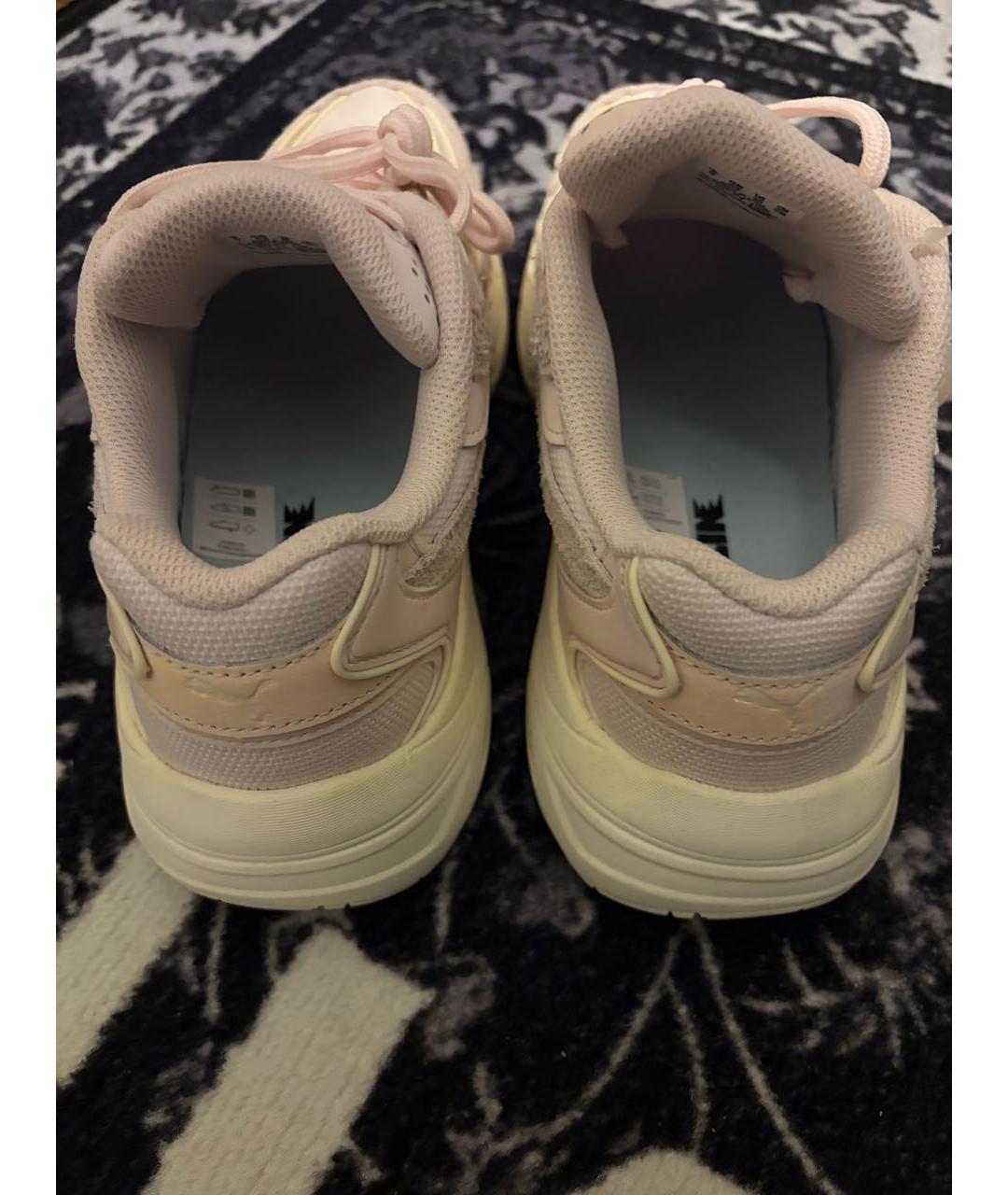 PUMA Серые замшевые низкие кроссовки / кеды, фото 4