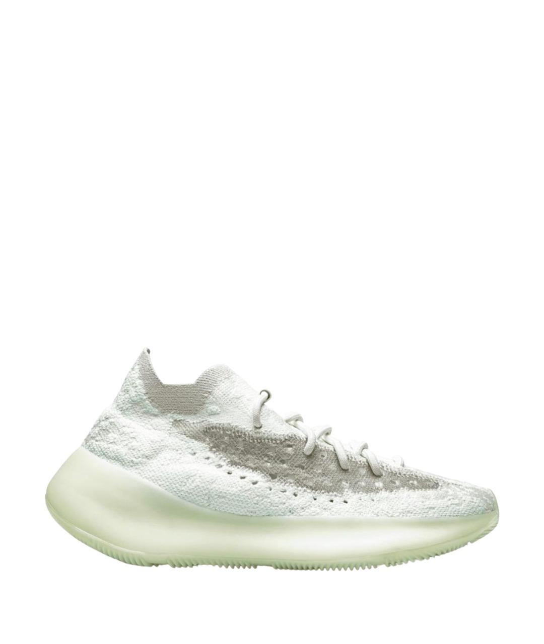 ADIDAS YEEZY Белые текстильные кроссовки, фото 1