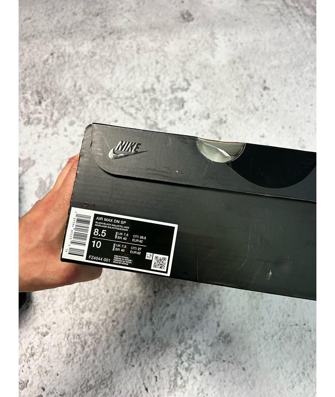 SUPREME Черные текстильные низкие кроссовки / кеды, фото 8