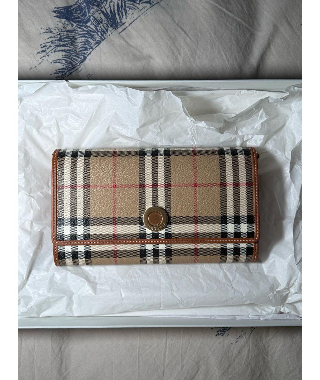 BURBERRY Коричневая сумка через плечо, фото 8