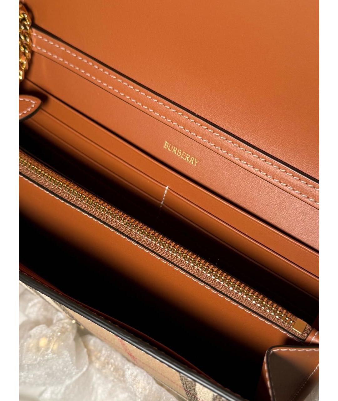 BURBERRY Коричневая сумка через плечо, фото 7