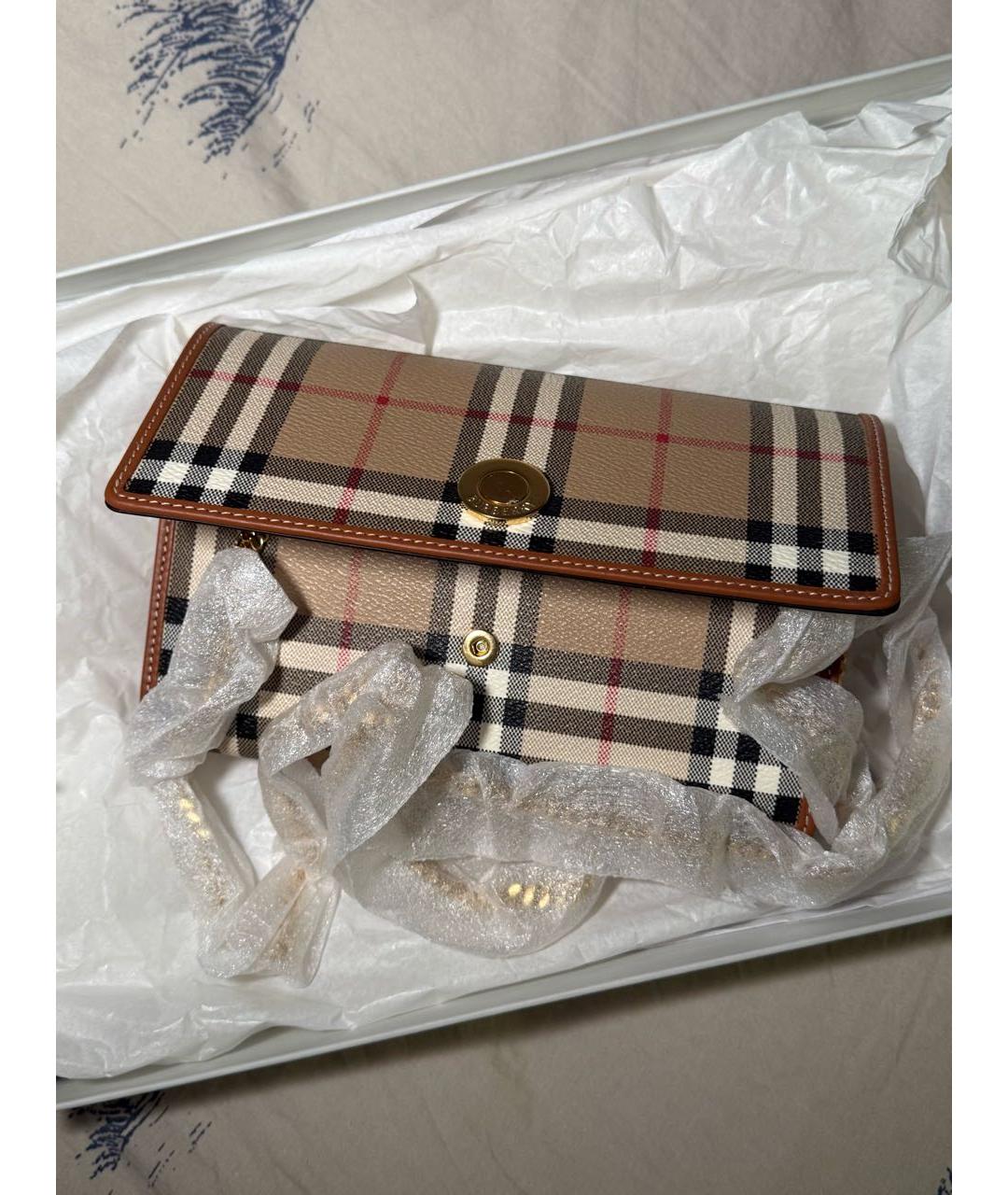 BURBERRY Коричневая сумка через плечо, фото 3