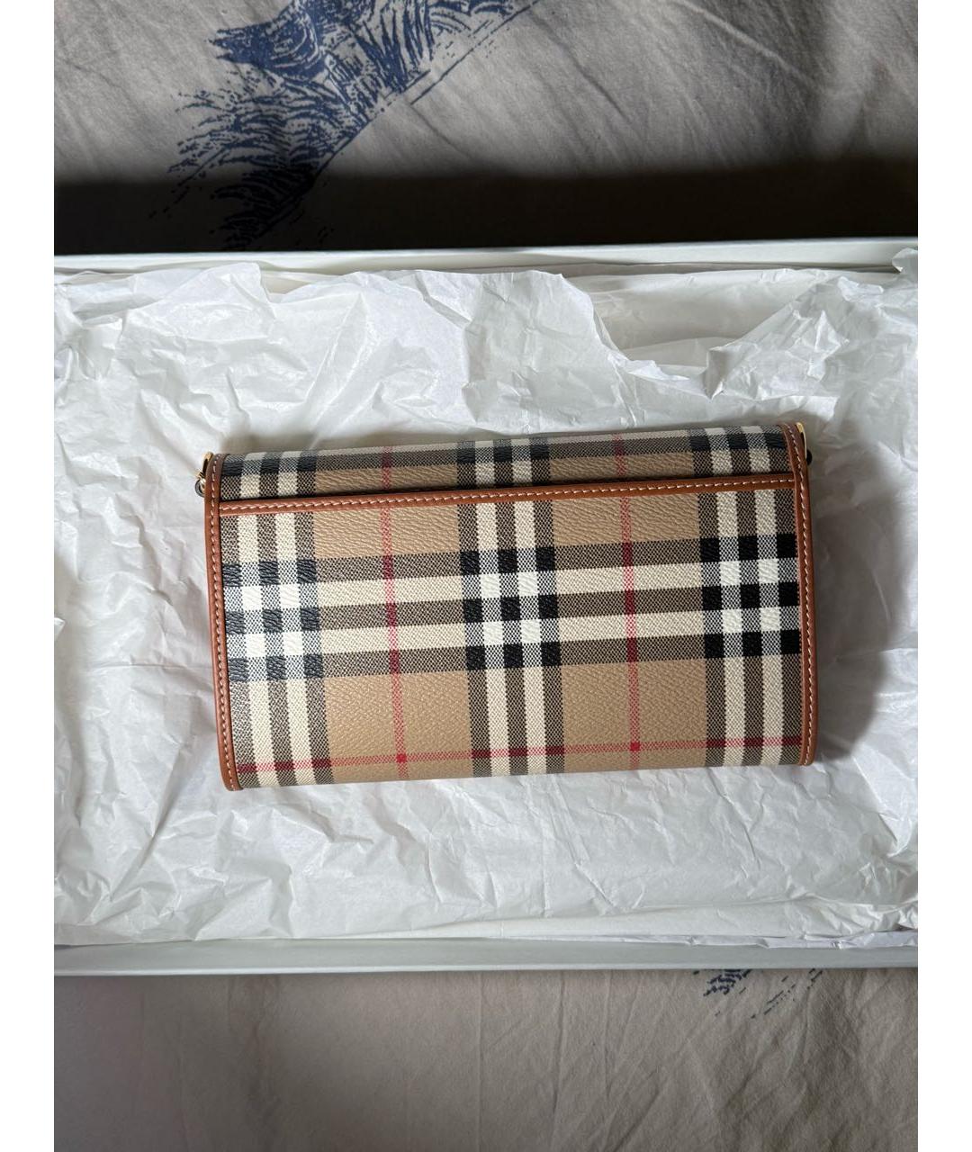 BURBERRY Коричневая сумка через плечо, фото 2