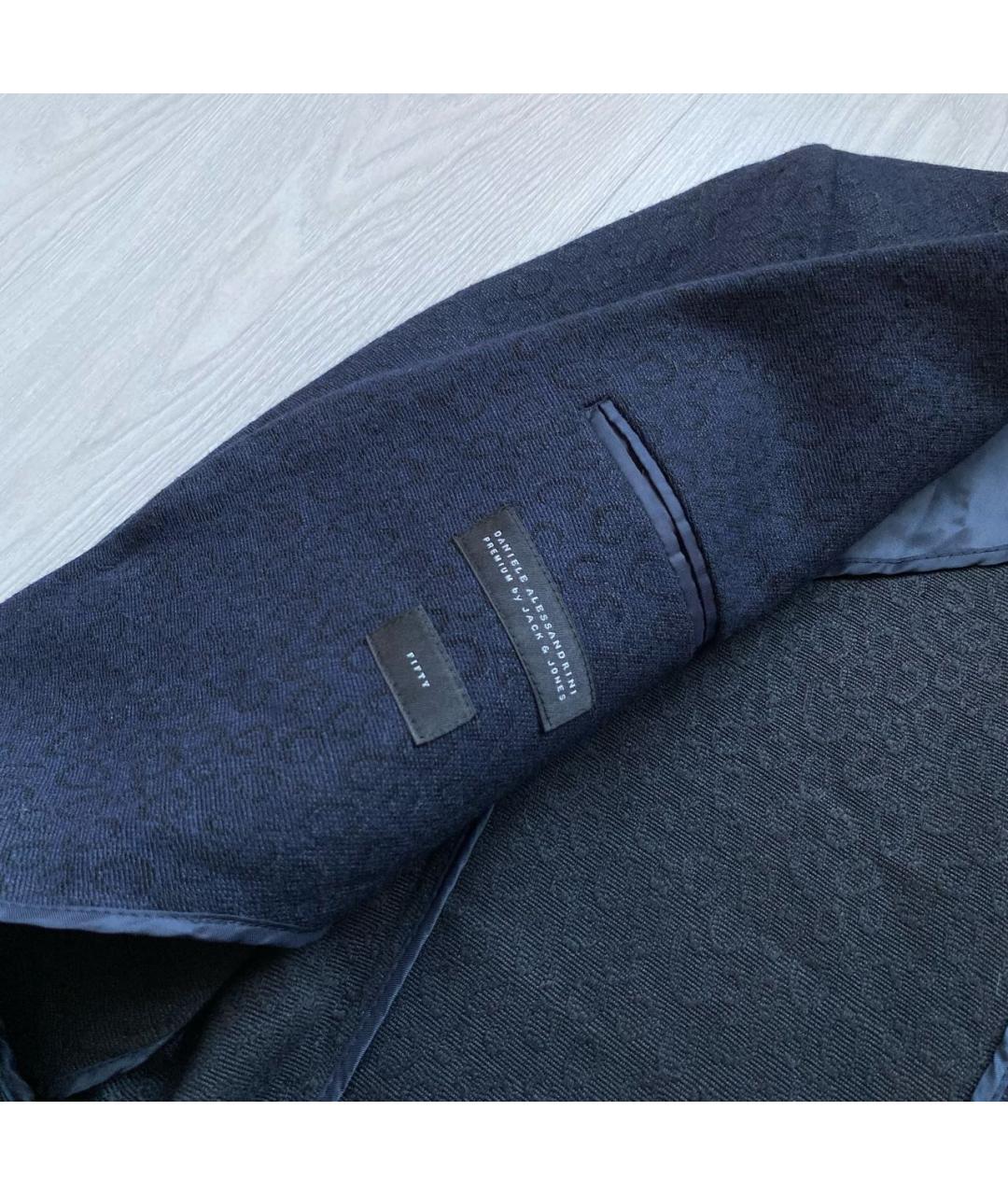 DANIELE ALESSANDRINI Темно-синий пиджак, фото 5