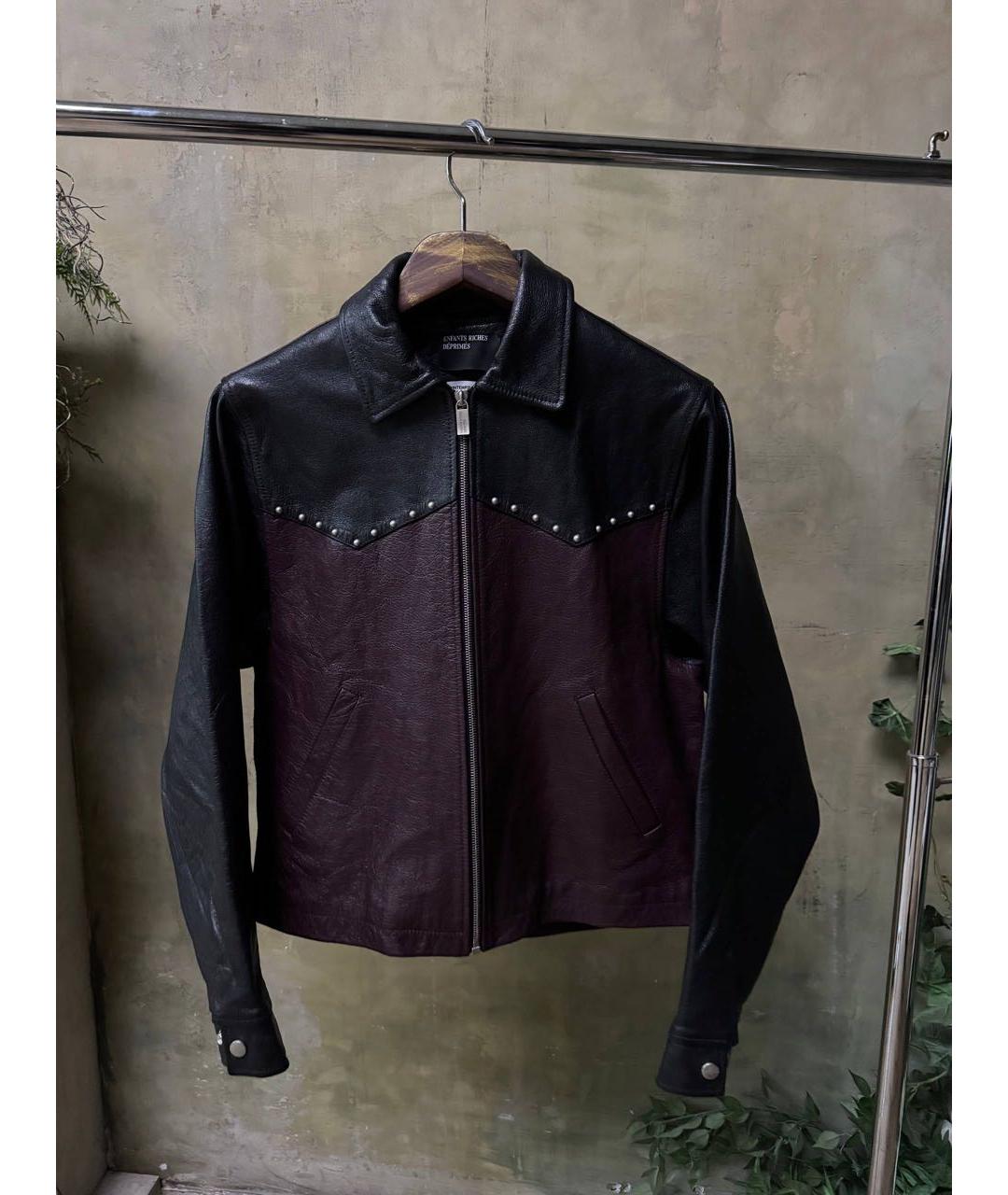 Enfants Riches Déprimés Черная кожаная куртка, фото 6