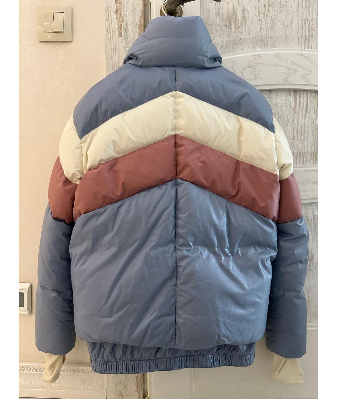 MONCLER Голубой пуховик, фото 2