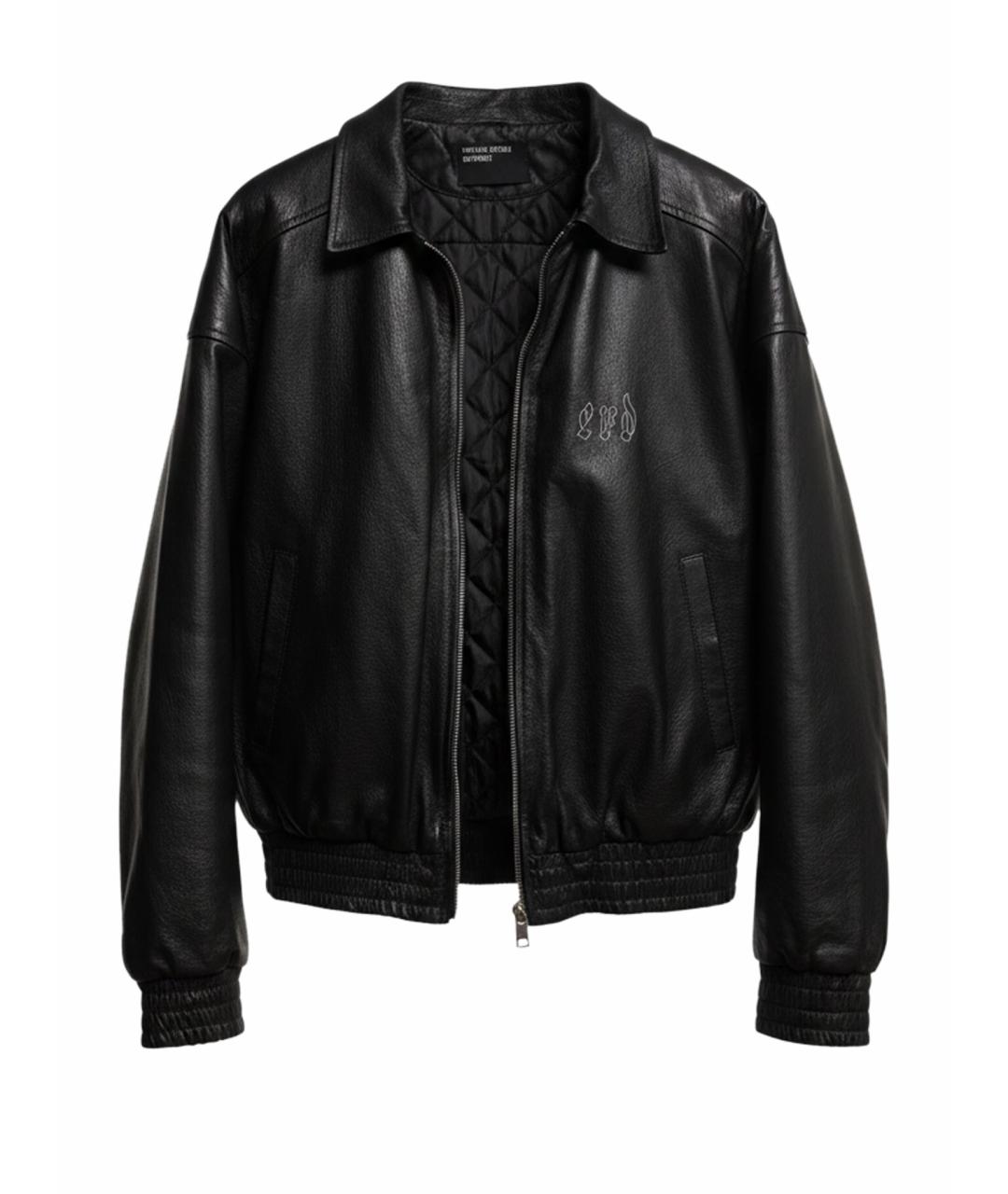 Enfants Riches Déprimés Черная кожаная куртка, фото 6