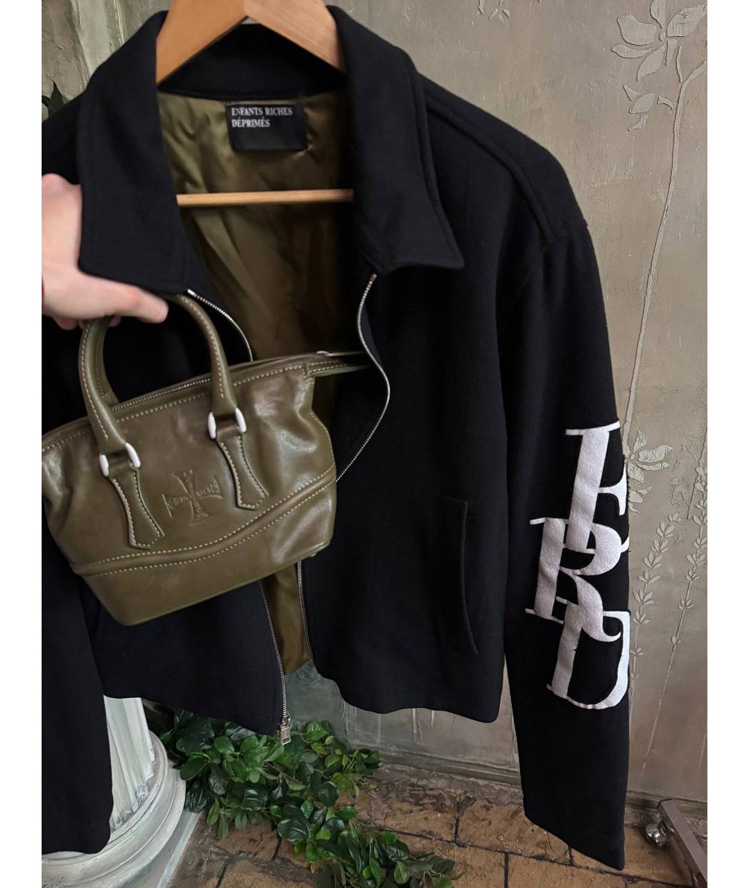 Enfants Riches Déprimés Черная шерстяная куртка, фото 5