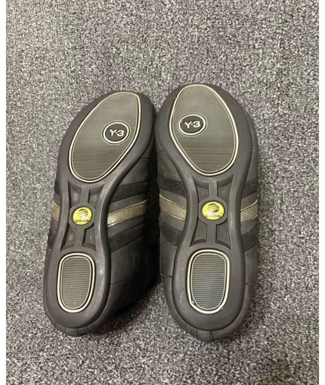 YOHJI YAMAMOTO Коричневые замшевые высокие кроссовки / кеды, фото 4