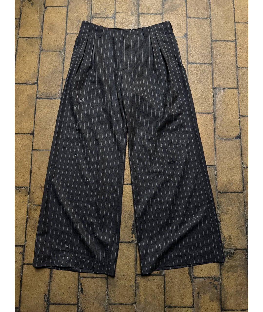 Enfants Riches Déprimés Черные хлопковые классические брюки, фото 5