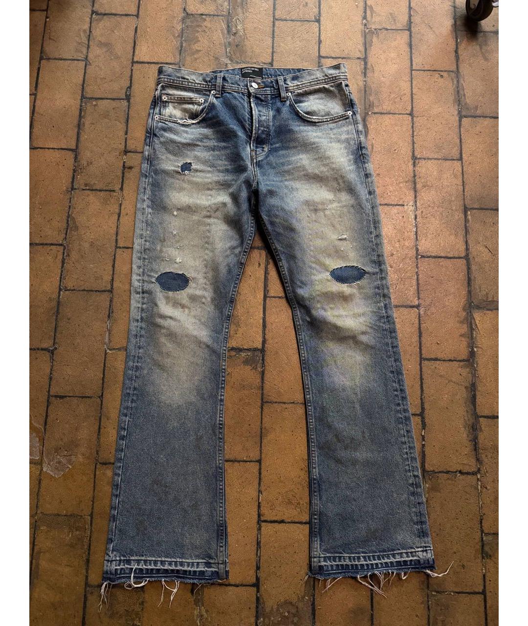 Enfants Riches Déprimés Синие хлопковые прямые джинсы, фото 7