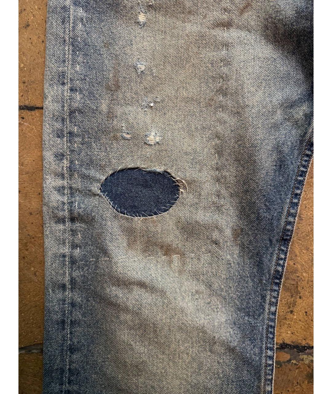 Enfants Riches Déprimés Синие хлопковые прямые джинсы, фото 4