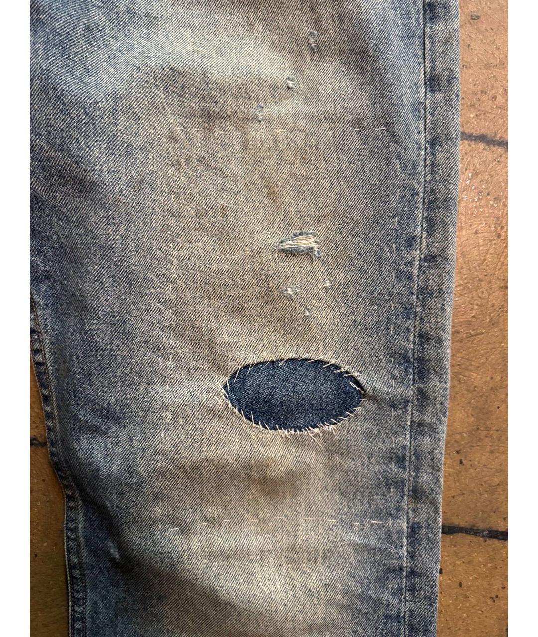 Enfants Riches Déprimés Синие хлопковые прямые джинсы, фото 5