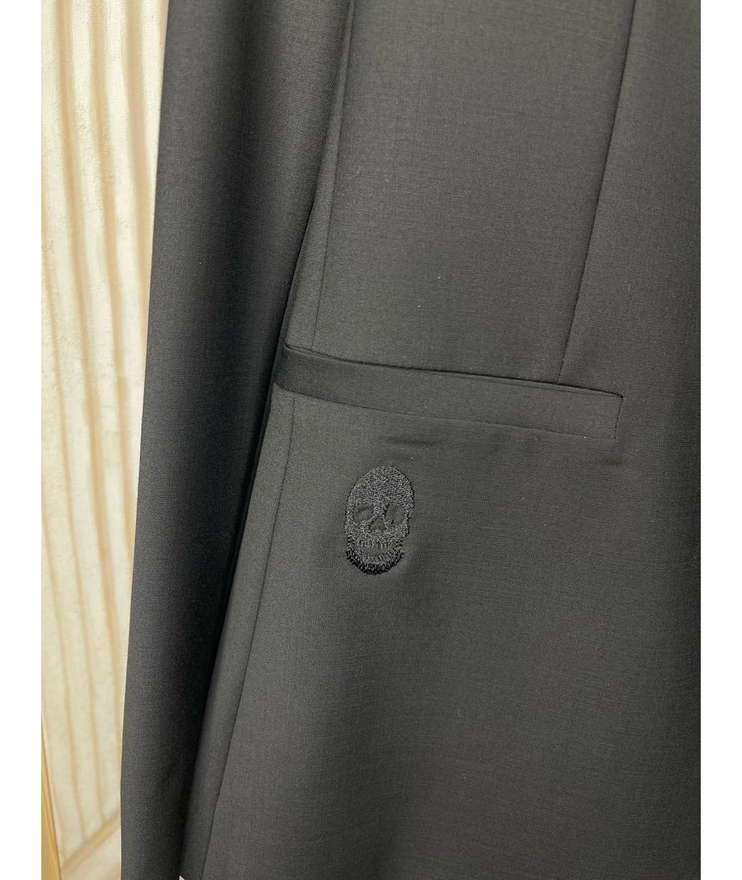 PHILIPP PLEIN Черный шерстяной жакет/пиджак, фото 7