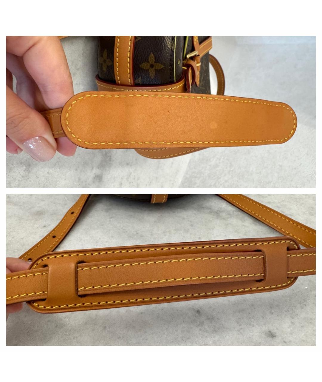 LOUIS VUITTON Коричневая сумка через плечо, фото 8