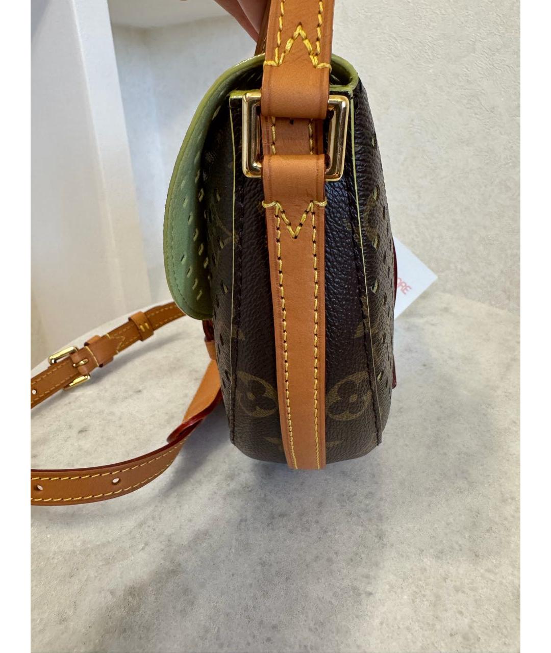 LOUIS VUITTON Коричневая сумка через плечо, фото 4