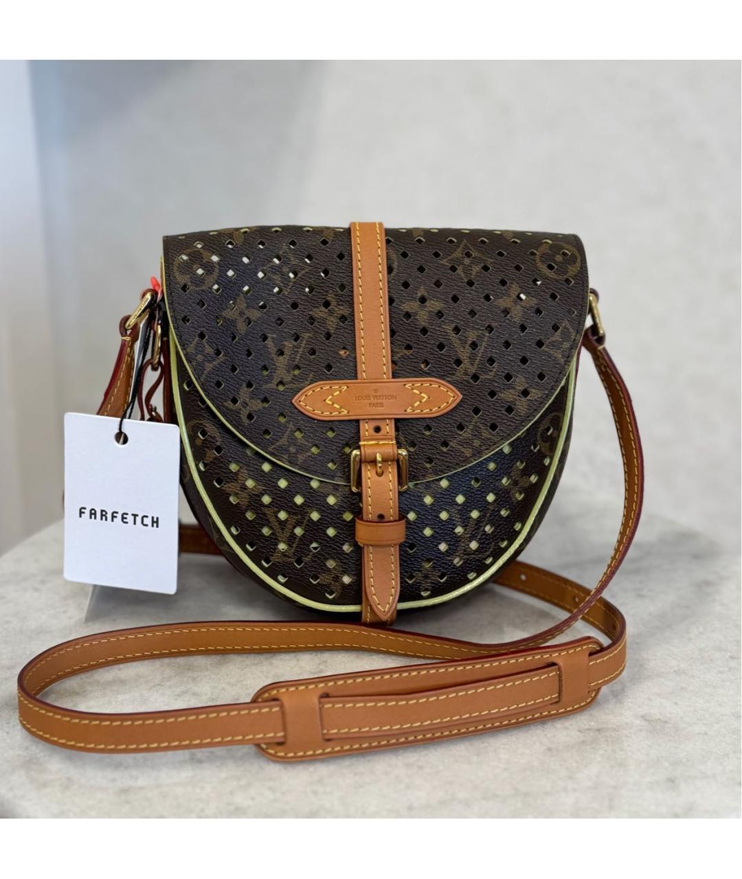 LOUIS VUITTON Коричневая сумка через плечо, фото 2