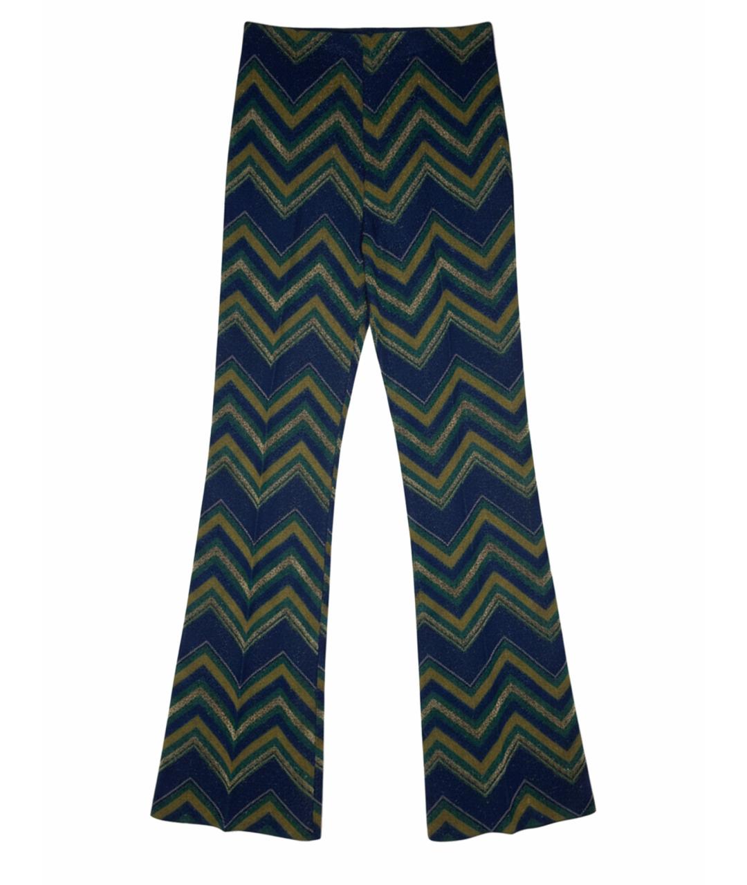 ERIKA CAVALLINI Мульти шерстяные брюки широкие, фото 1