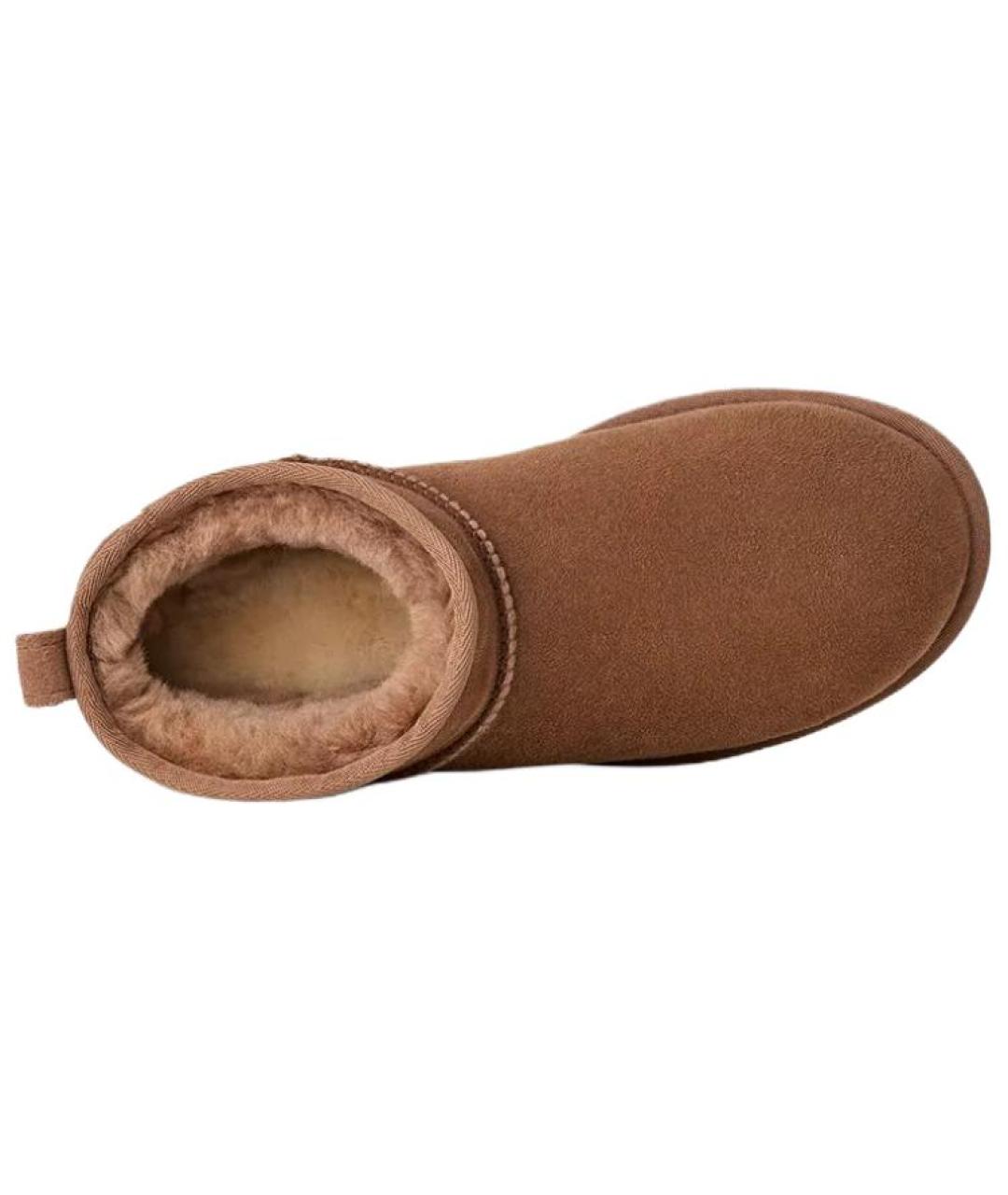 UGG AUSTRALIA Коричневые замшевые ботинки, фото 4