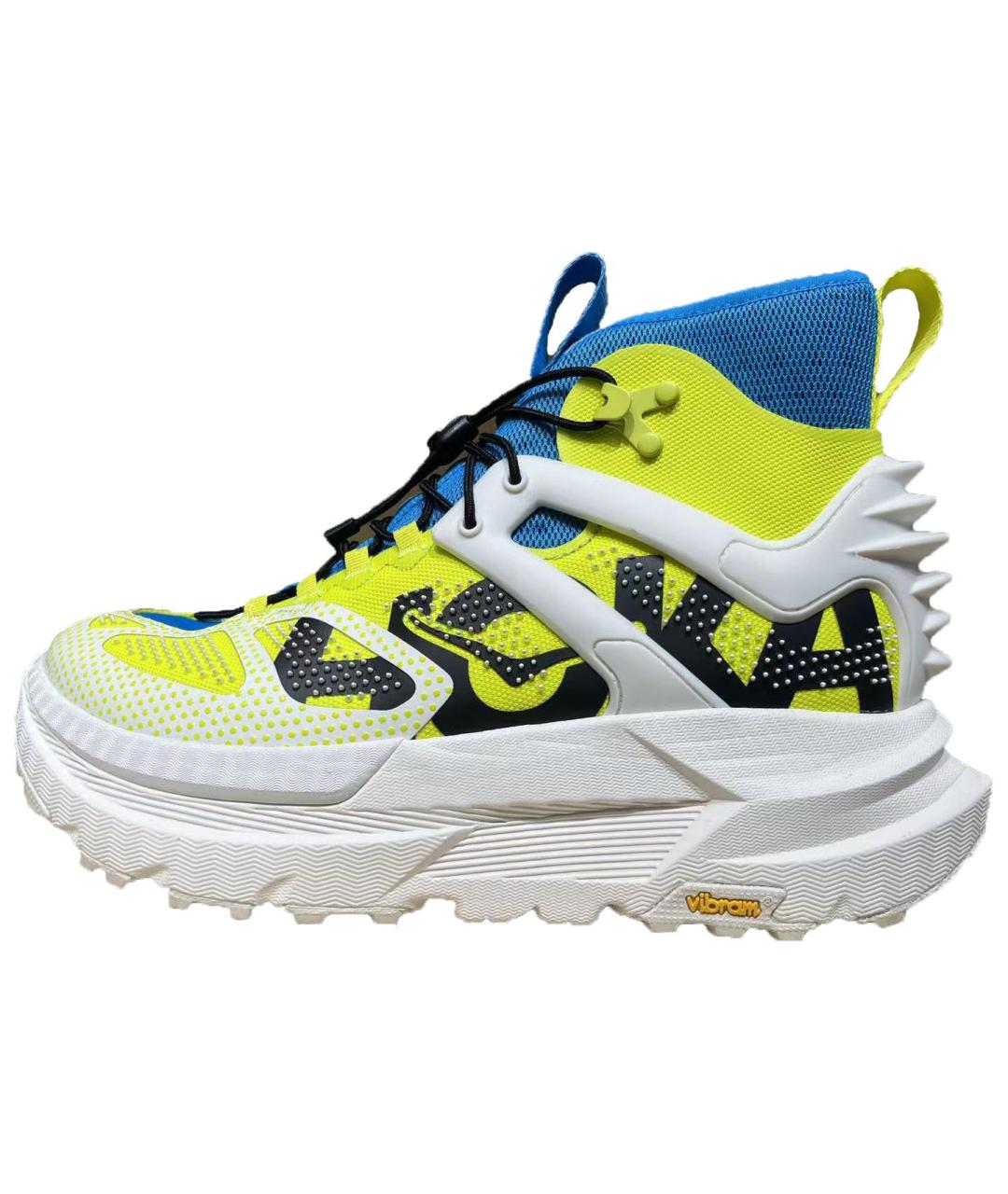 HOKA Желтые текстильные кроссовки, фото 2