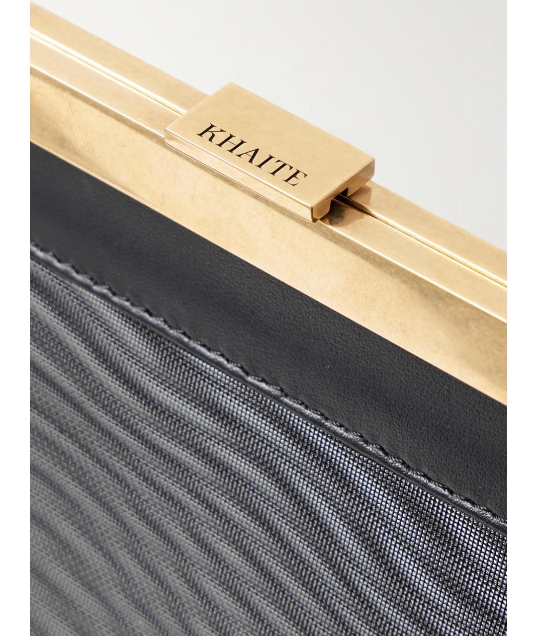 KHAITE Черная тканевая сумка тоут, фото 5