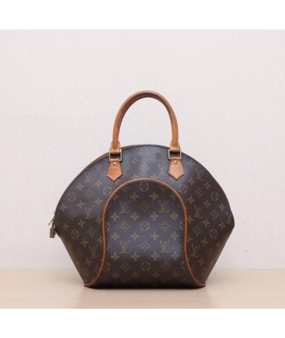 LOUIS VUITTON Коричневая сумка с короткими ручками, фото 3