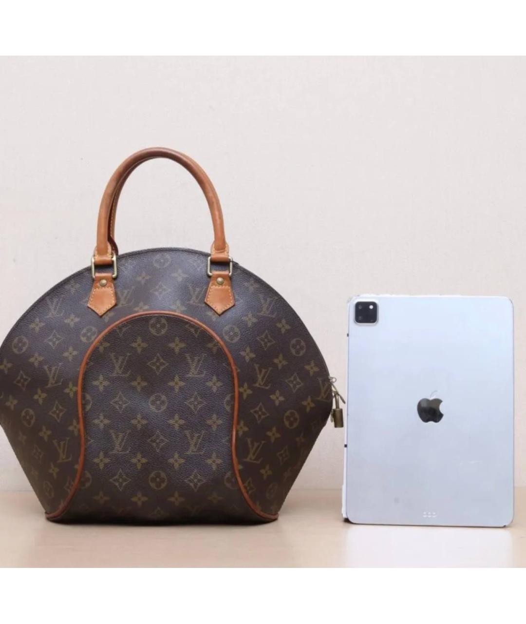 LOUIS VUITTON Коричневая сумка с короткими ручками, фото 5