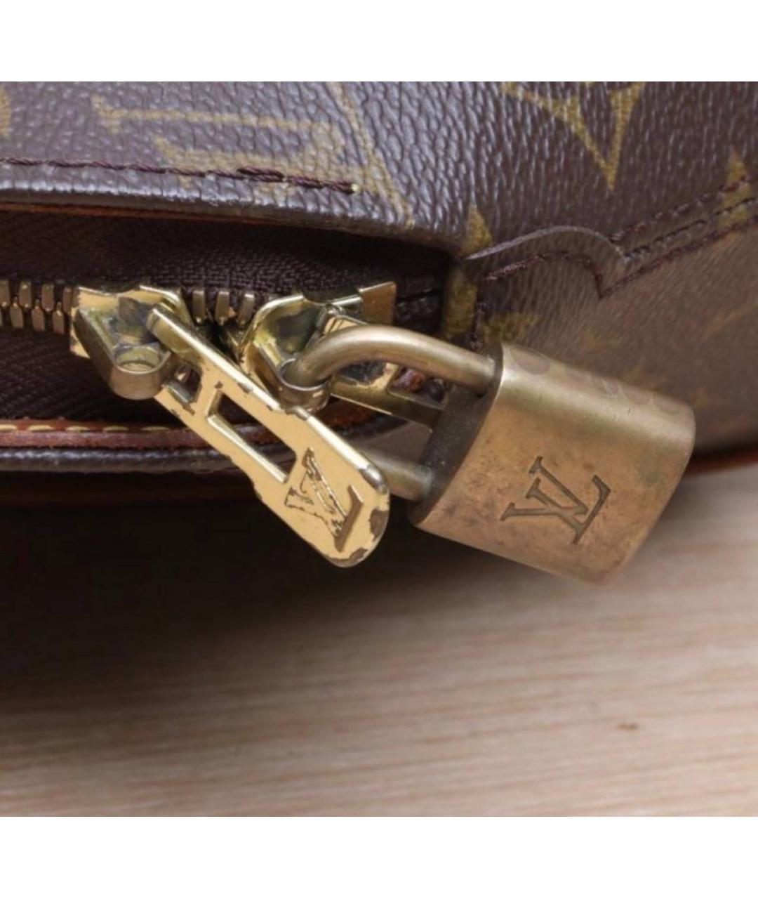 LOUIS VUITTON Коричневая сумка с короткими ручками, фото 6