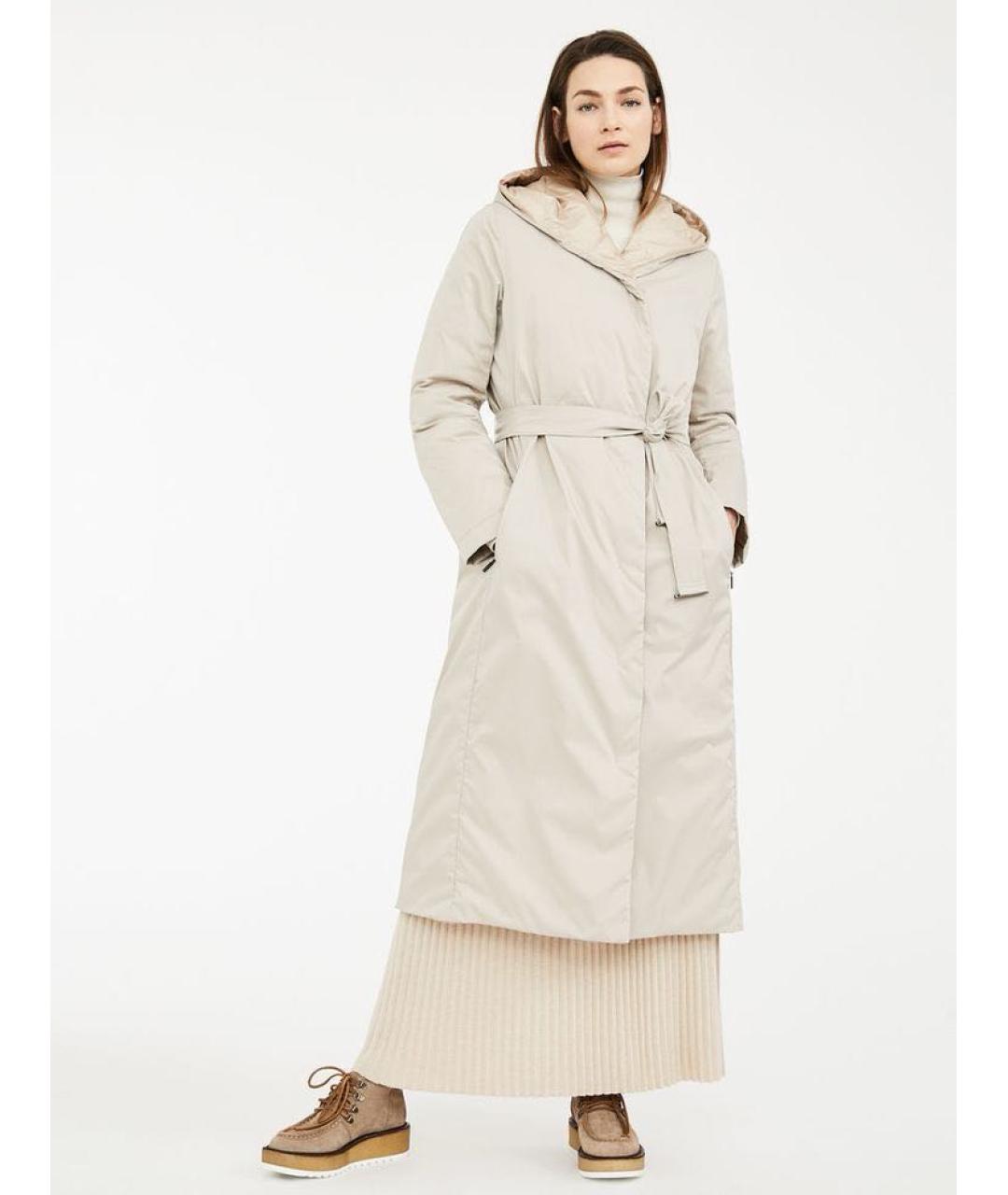 WEEKEND MAX MARA Бежевый пуховик, фото 2