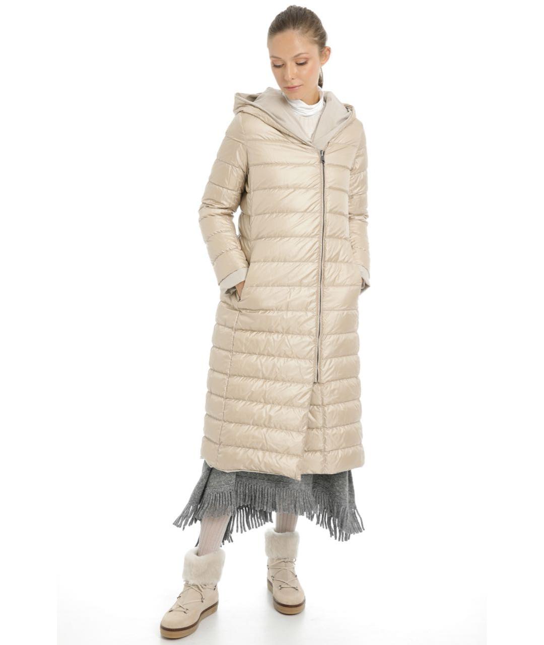 WEEKEND MAX MARA Бежевый пуховик, фото 6