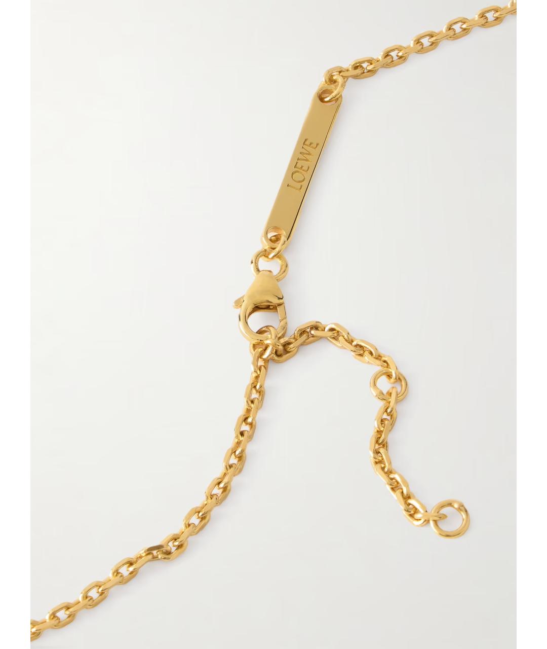 LOEWE Золотое металлическое колье, фото 4
