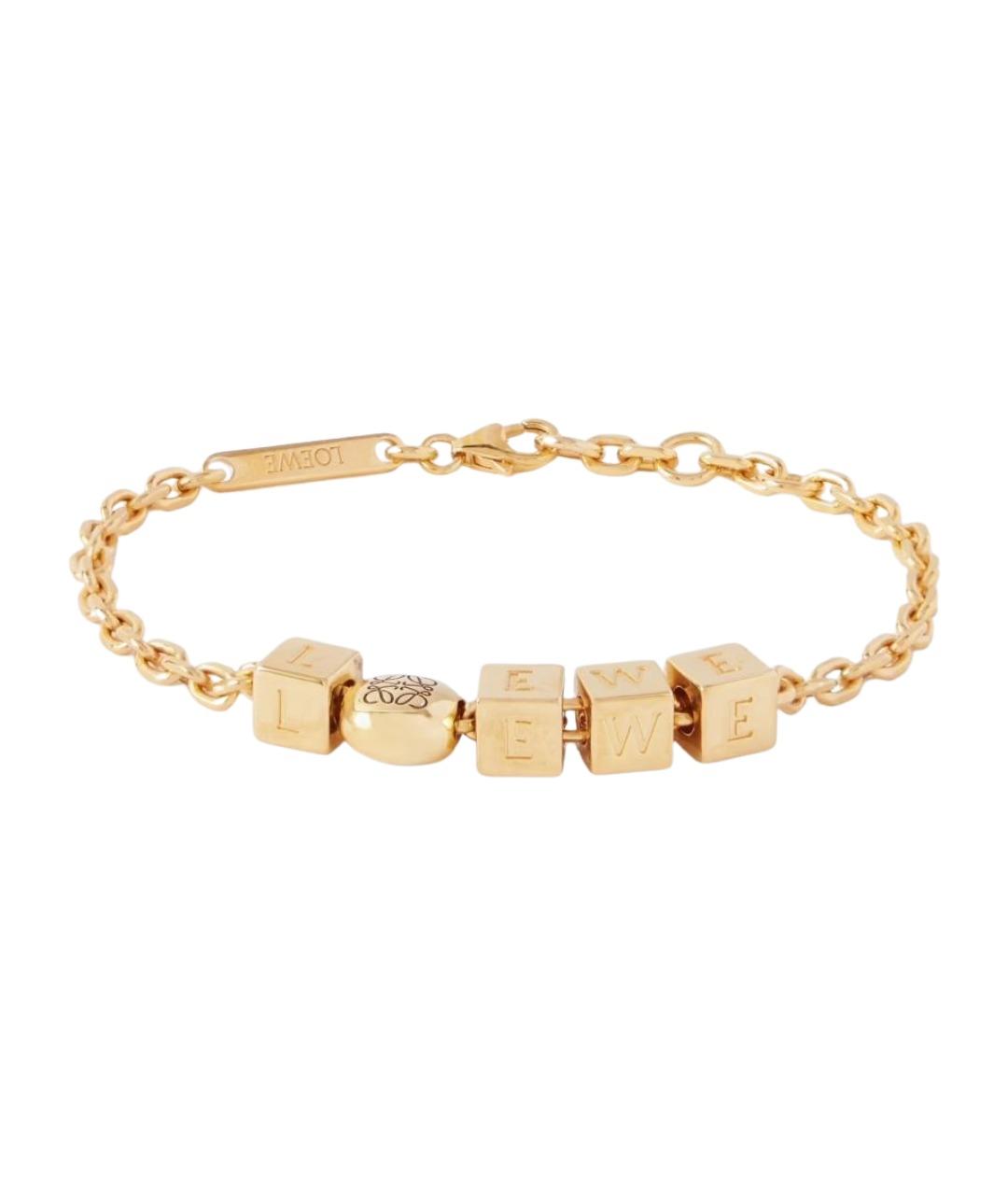 LOEWE Золотой металлический браслет, фото 1
