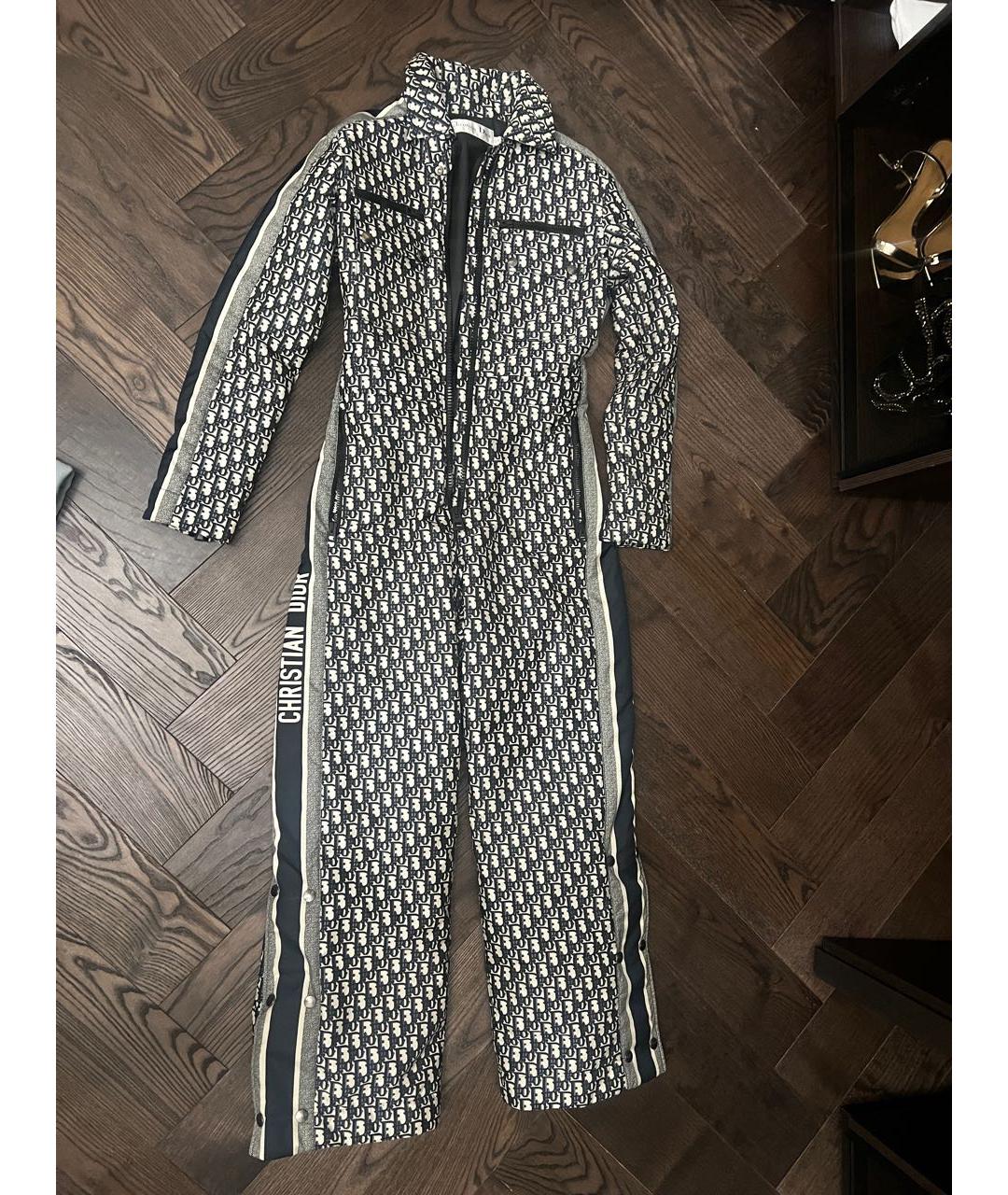 CHRISTIAN DIOR Темно-синий комбинезон, фото 8