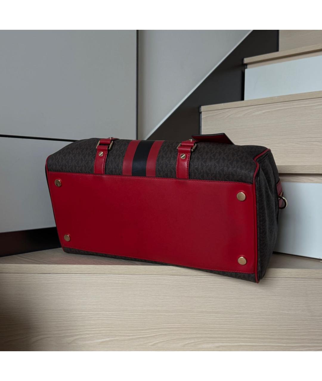 MICHAEL KORS Коричневая дорожная/спортивная сумка, фото 3