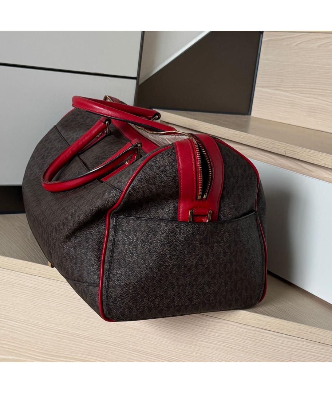 MICHAEL KORS Коричневая дорожная/спортивная сумка, фото 6