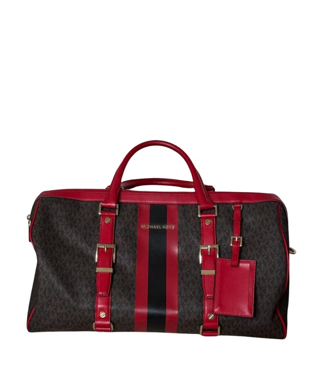 MICHAEL KORS Коричневая дорожная/спортивная сумка, фото 1