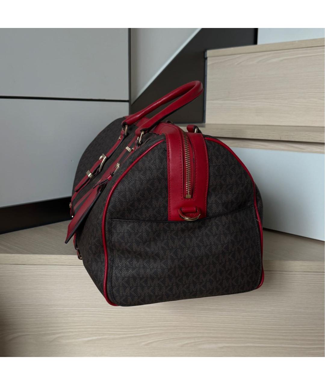 MICHAEL KORS Коричневая дорожная/спортивная сумка, фото 2