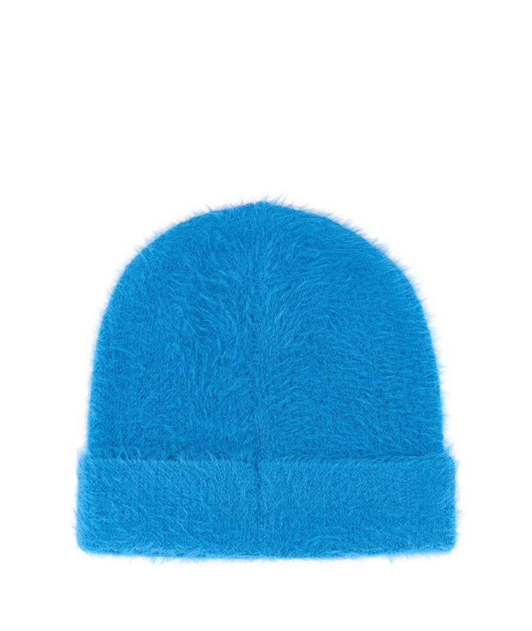 FENDI Голубая шапка, фото 2