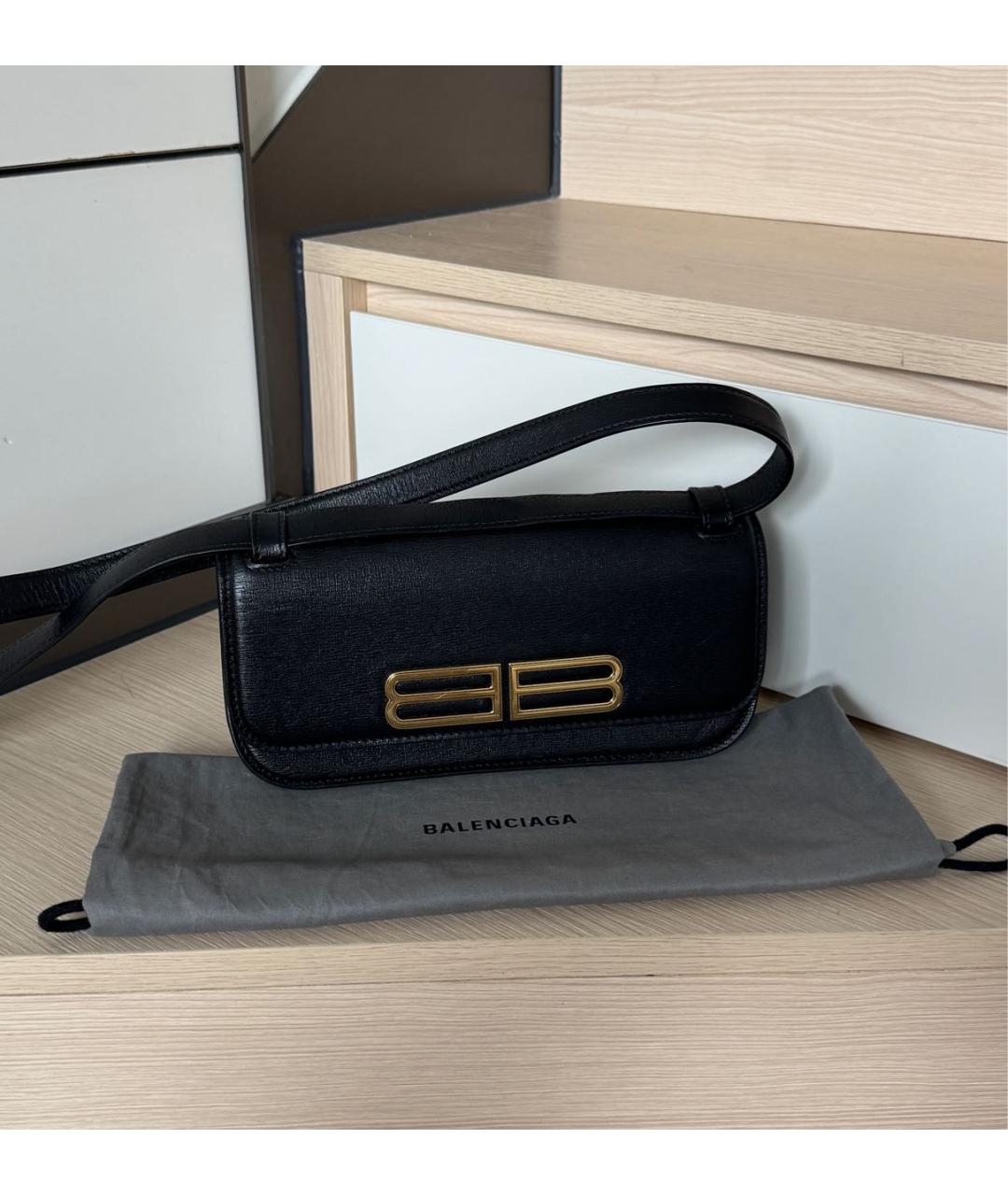 BALENCIAGA Черная сумка через плечо, фото 5