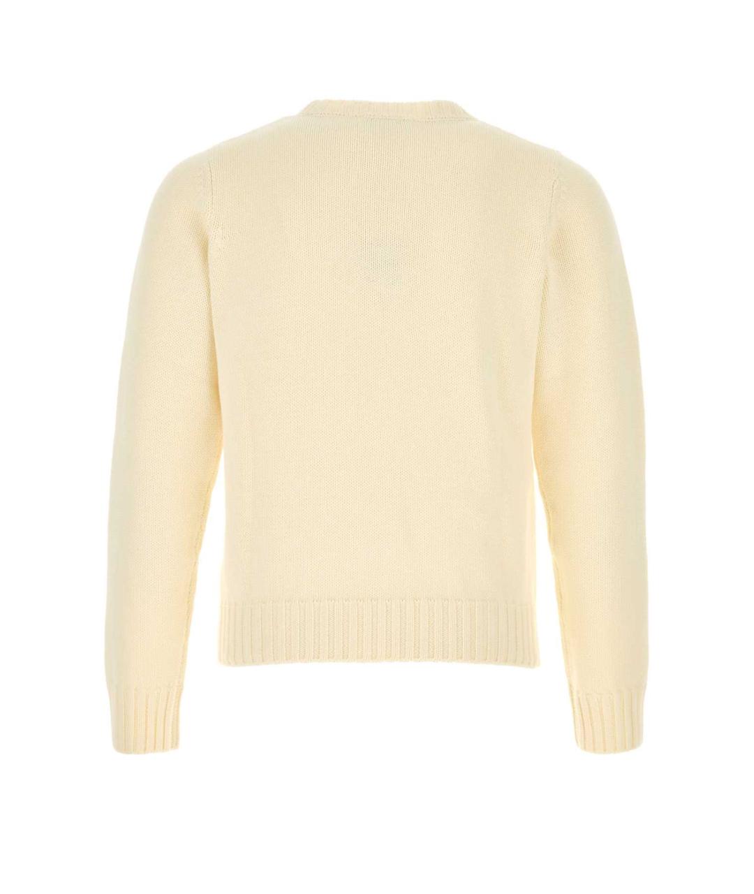 SPORTY AND RICH Бежевый хлопковый джемпер / свитер, фото 2