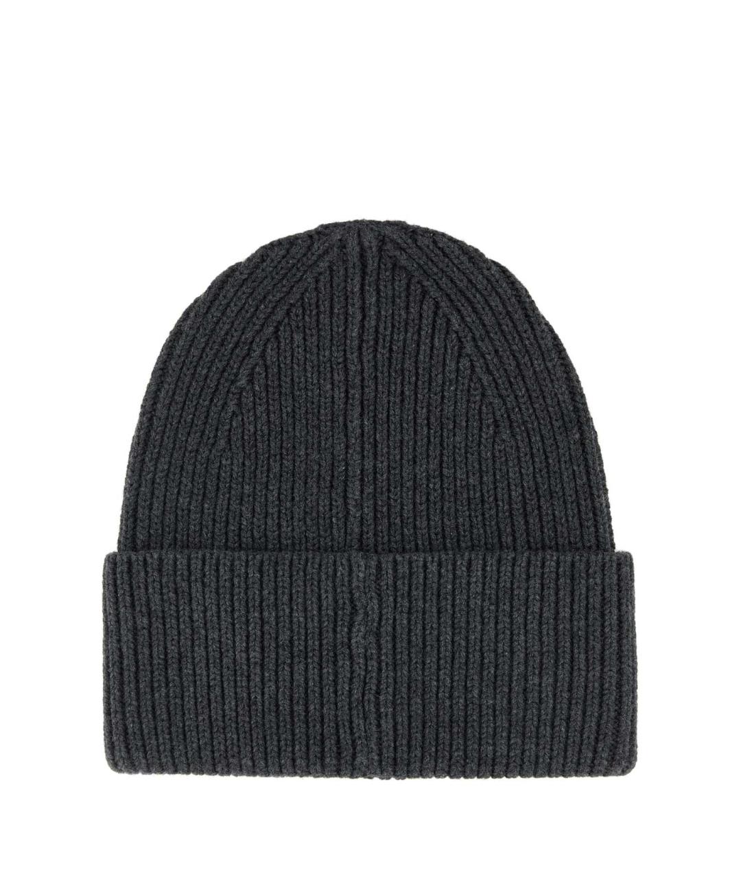 ISABEL MARANT Серая хлопковая шапка, фото 2