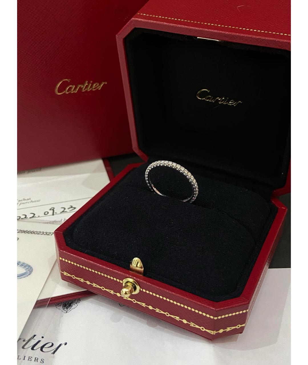 CARTIER Серебряное кольцо из белого золота, фото 9