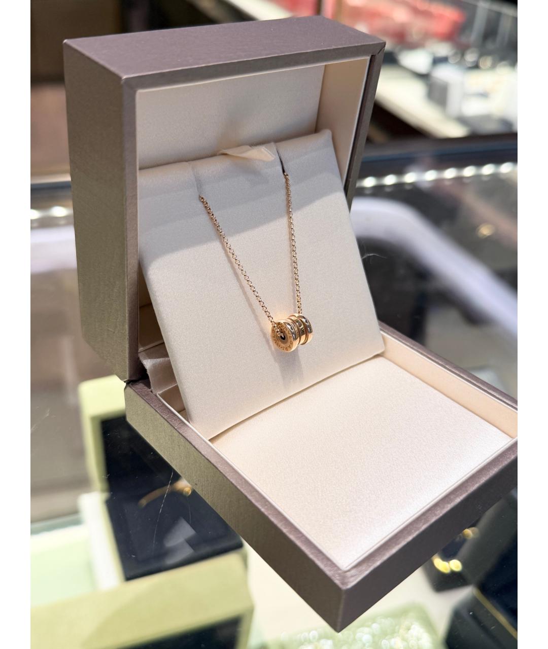 BVLGARI Золотое колье из розового золота, фото 4