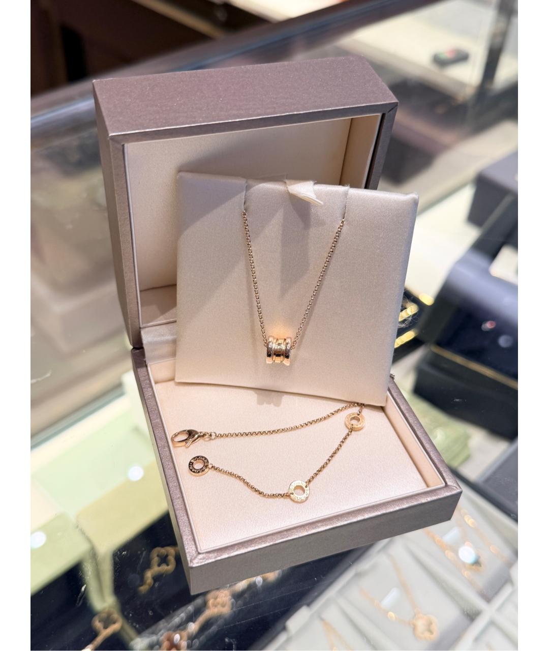 BVLGARI Золотое колье из розового золота, фото 6